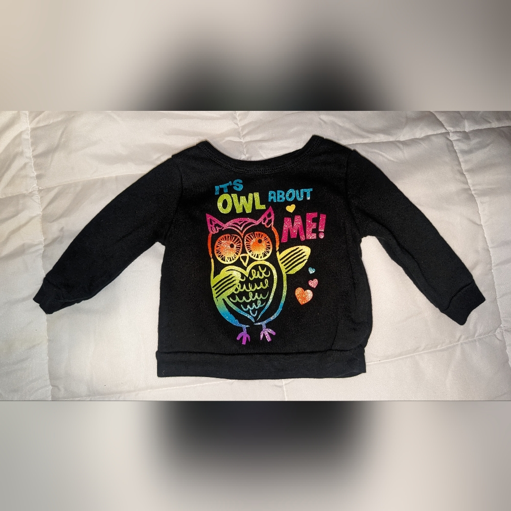 12M owl sweat shirt